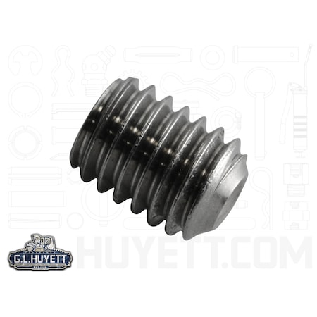 Huyett Hex Socket Set Screw 3/8-16 x 1/2 SS PL SETS-12-0095